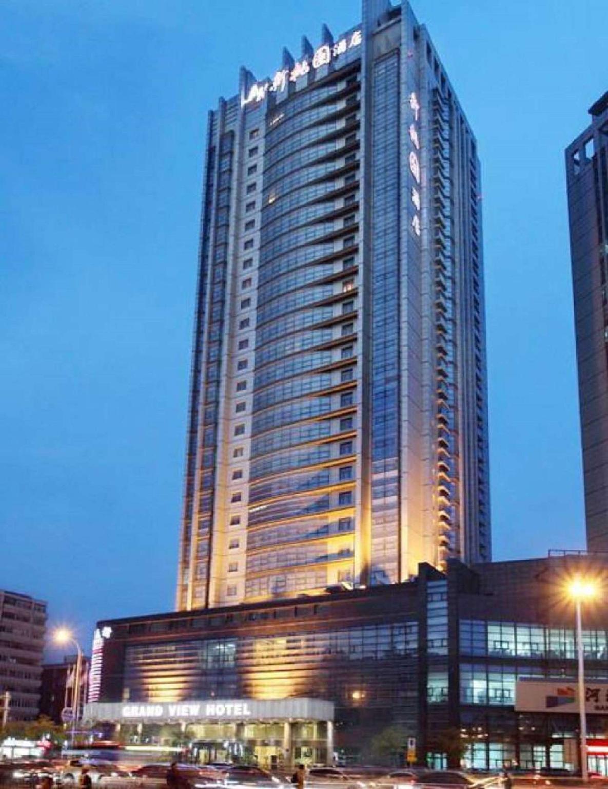 Grand View Hotel Tianjin Exterior foto